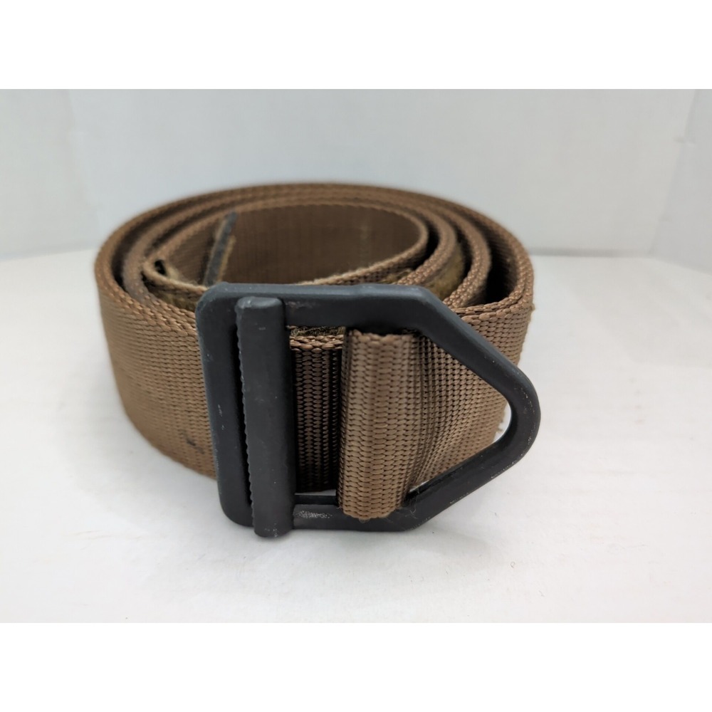 Tac Shield 1.75" Tactical Rigger Belt Tan Size L Made In USA Utility Military